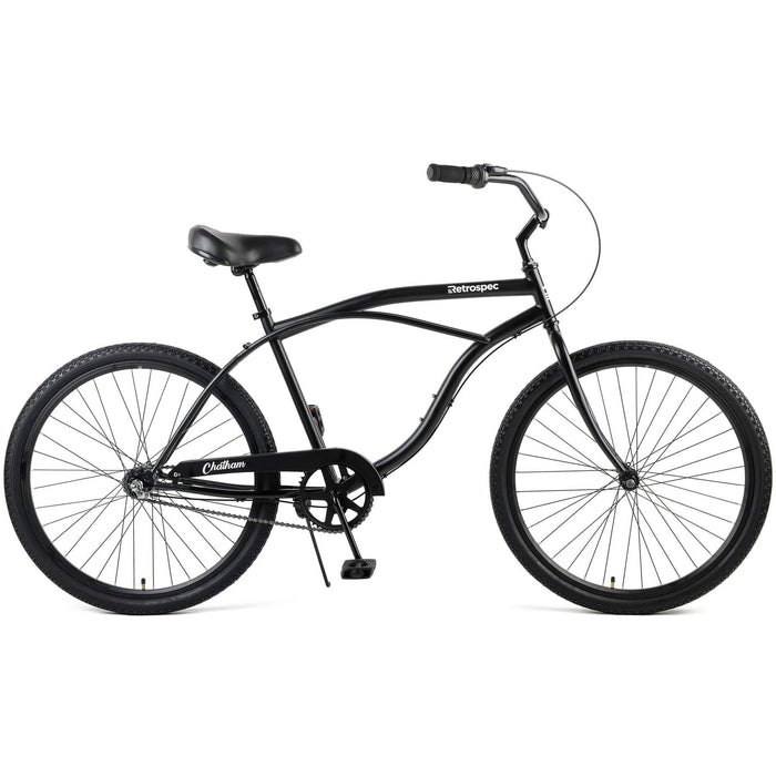 Retrospec Chatham Beach Cruiser 3-Speed 26" - Matte Black 2022