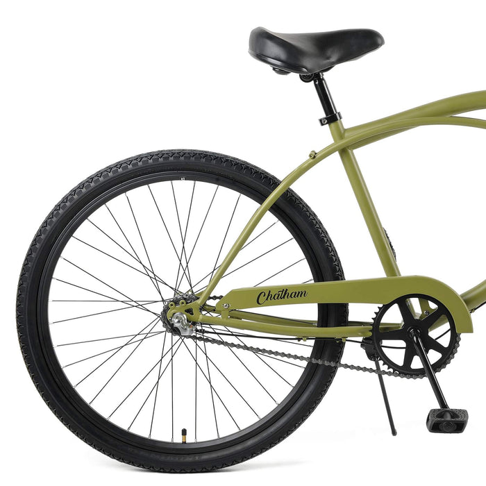 Retrospec Chatham Beach Cruiser 3-Speed 26" - Matte Military Green 2022