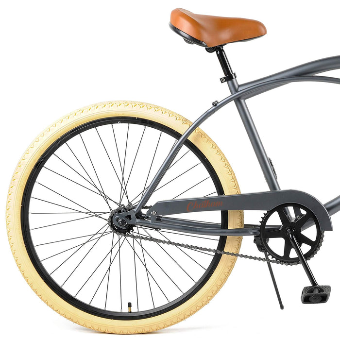 Retrospec Chatham Beach Cruiser 1-Speed 29" - Matte Graphite/Beige 2022