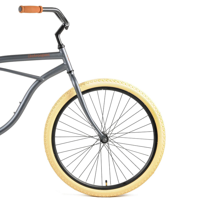 Retrospec Chatham Beach Cruiser 1-Speed 29" - Matte Graphite/Beige 2022