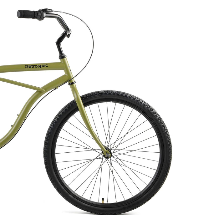 Retrospec Chatham Beach Cruiser 3-Speed 26" - Matte Military Green 2022