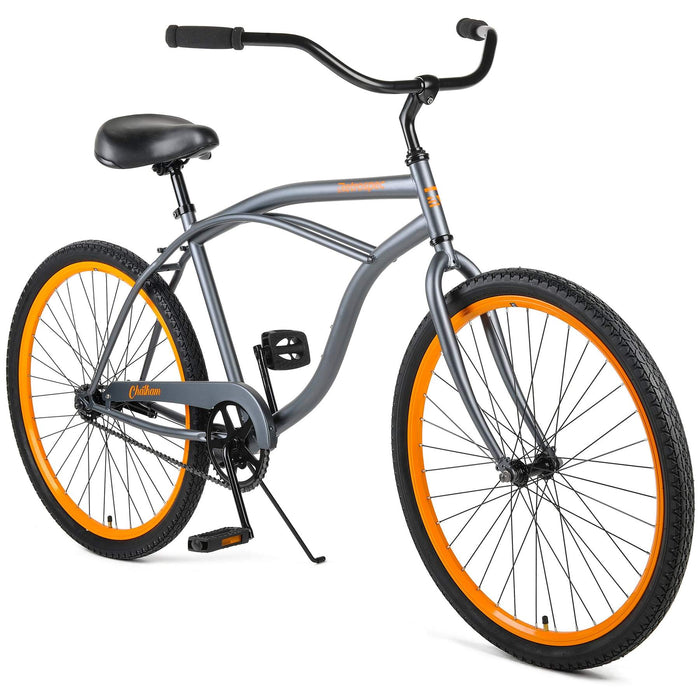 Retrospec Chatham Beach Cruiser 1-Speed 29" - Matte Graphite/Orange 2022