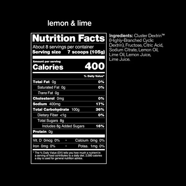 Skratch Labs Super High-Carb Drink Mix 8 Servings - Lemon & Lime