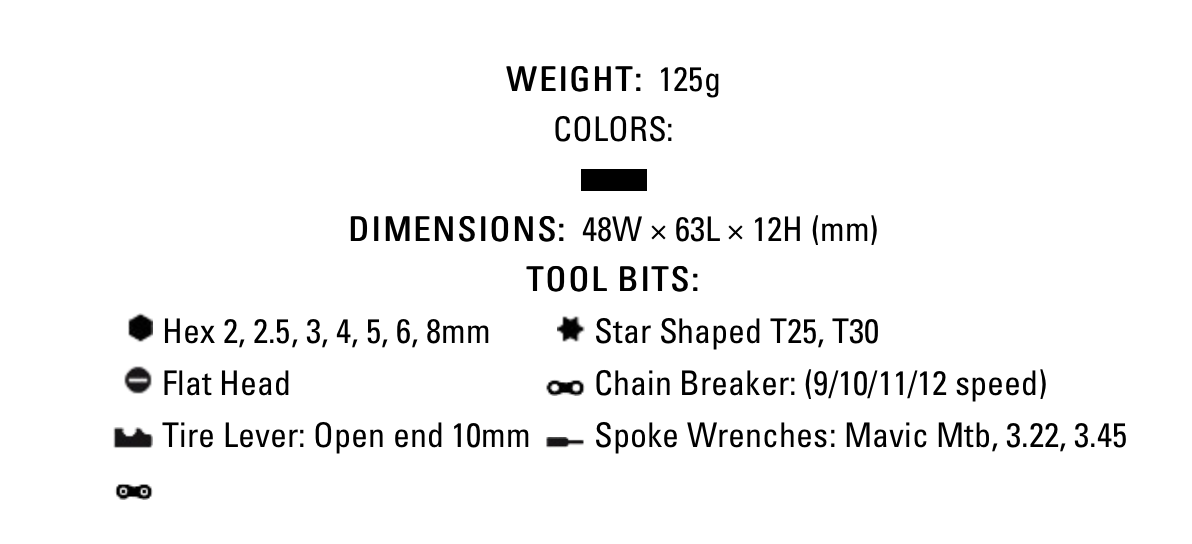 Lezyne V-16 Multi-Tool