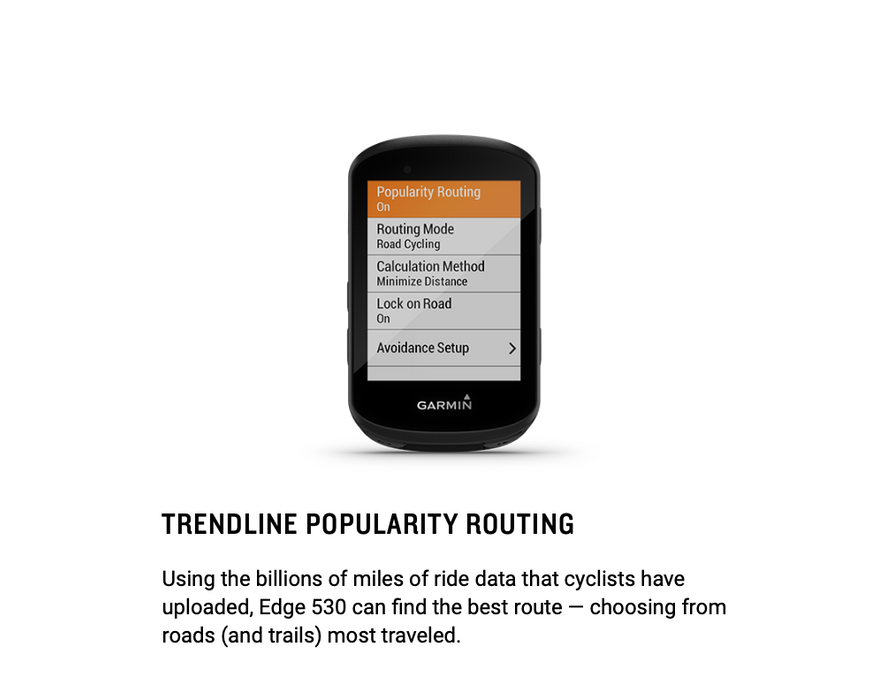 Garmin Edge 530 Bike Computer