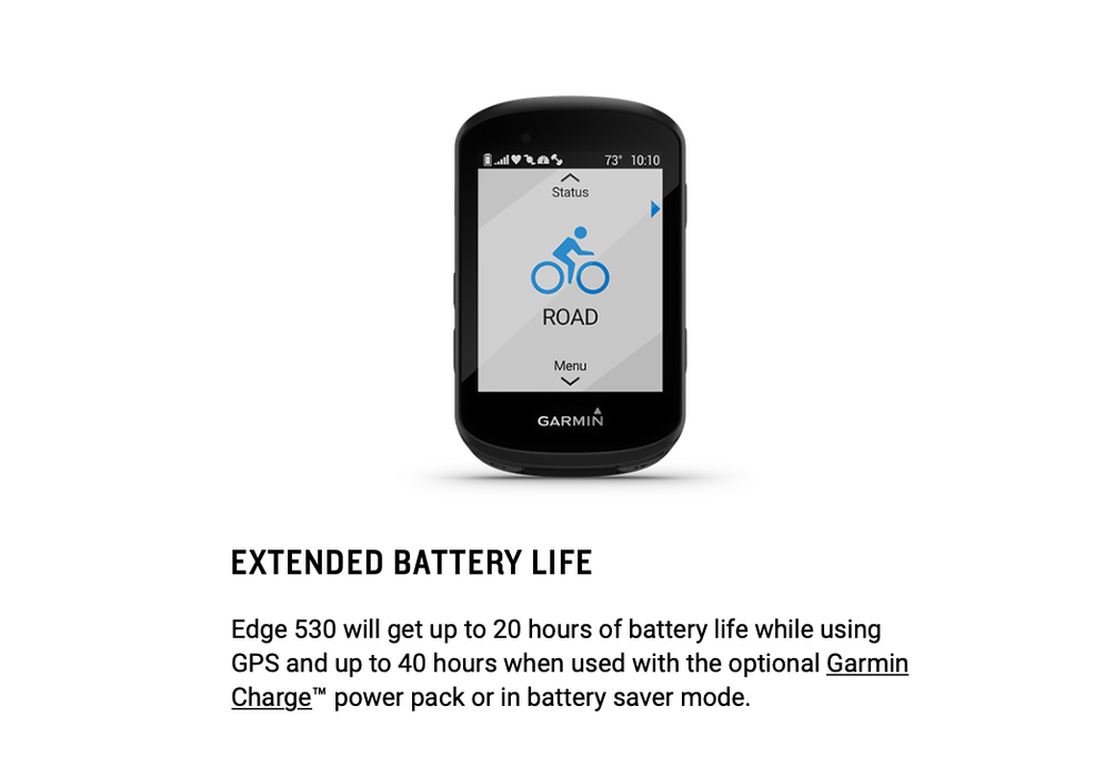Garmin Edge 530 Bike Computer