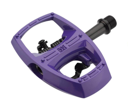 iSSi Flip II Dual-Sided Hybrid Bike Pedals - Violet