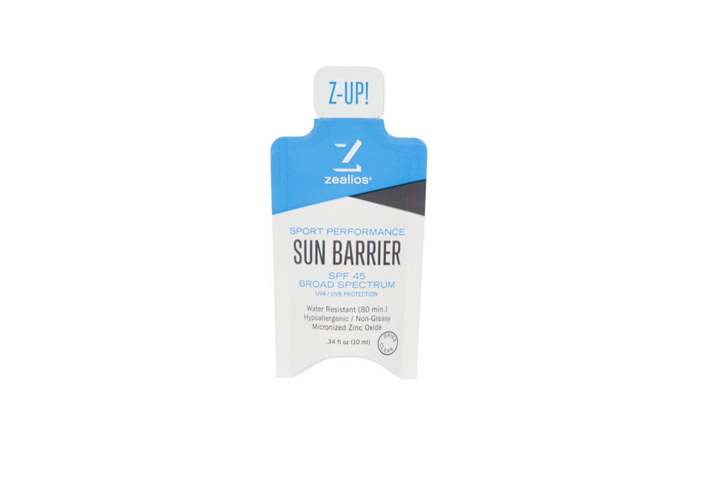 Zealios Sun Barrier SPF 45 Broad Spectrum Single Use