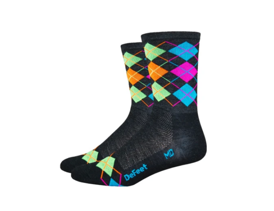 Defeet Wooleator 5" Argyle (Multi-Color) Socks