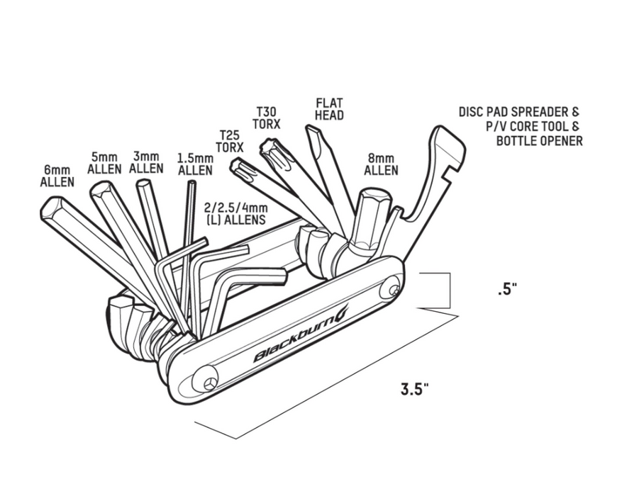 Blackburn Grid 13 Multi-Tool