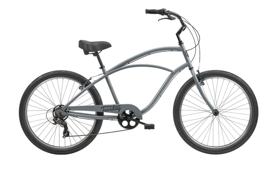 Tuesday Cycles June 7 7-Speed - Shark Gray 2021