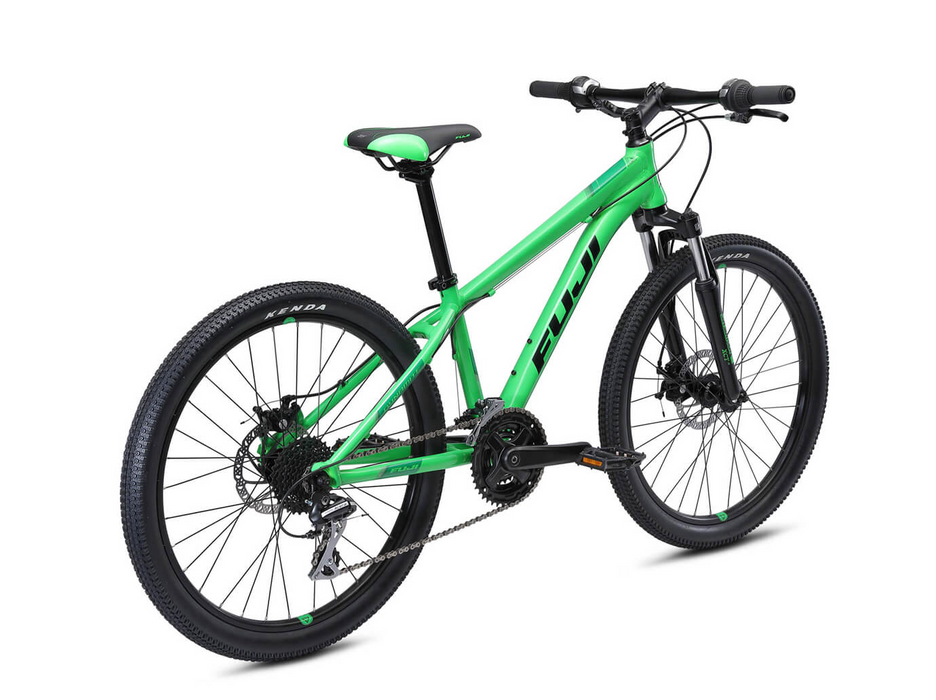 Fuji Dynamite 24 Pro Disc Kids Mountain Bike Shimano Acera - Green 2021