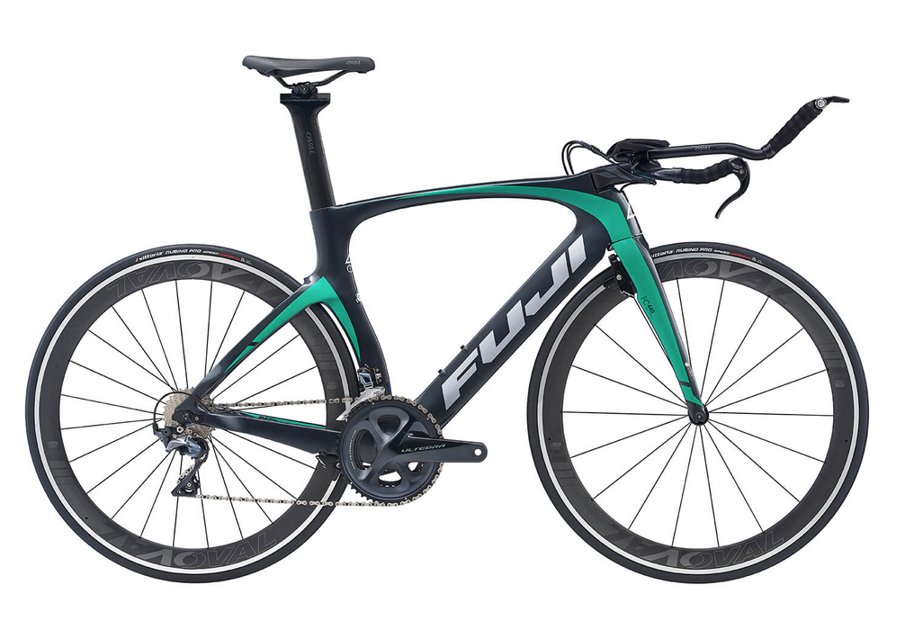 Fuji Norcom Straight 2.1 Shimano Ultegra 11 Speed - Satin Carbon/Green 2022