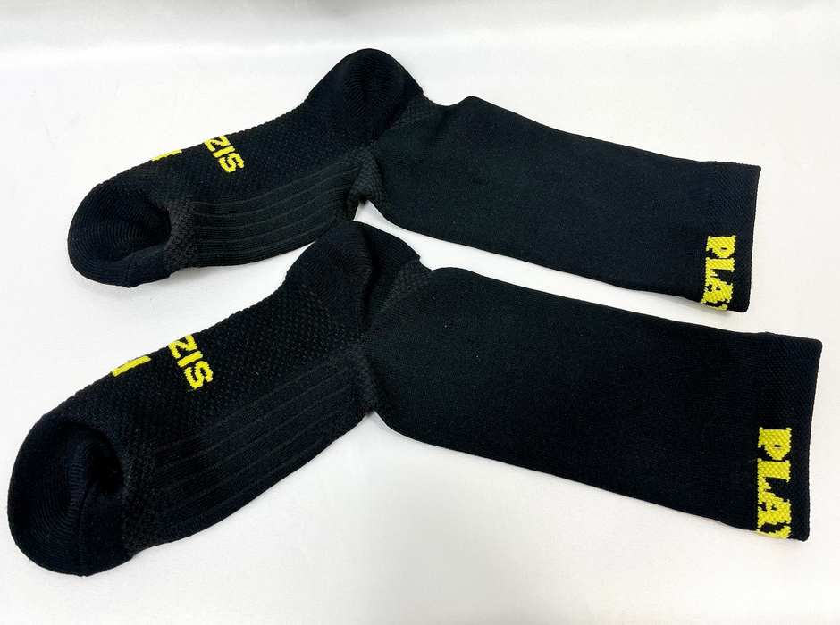 Playtri Cycling Socks (Unisex) - Black