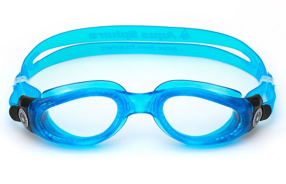 Aquasphere Kaiman Goggles-Blue with Clear Lenses