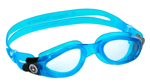 Aquasphere Kaiman Goggles-Blue with Clear Lenses