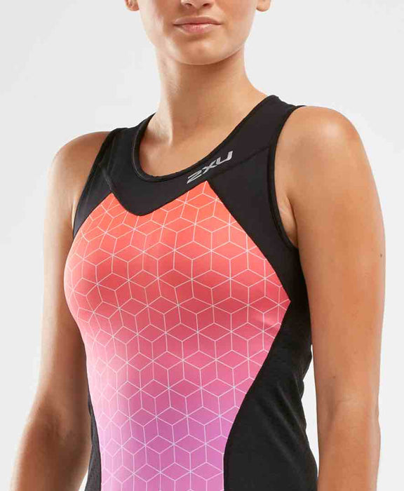 2XU Active Tri Singlet Women's Blk/Sto