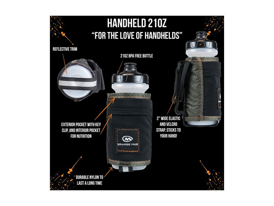 Orange Mud Handheld Hydration Pack Bottle