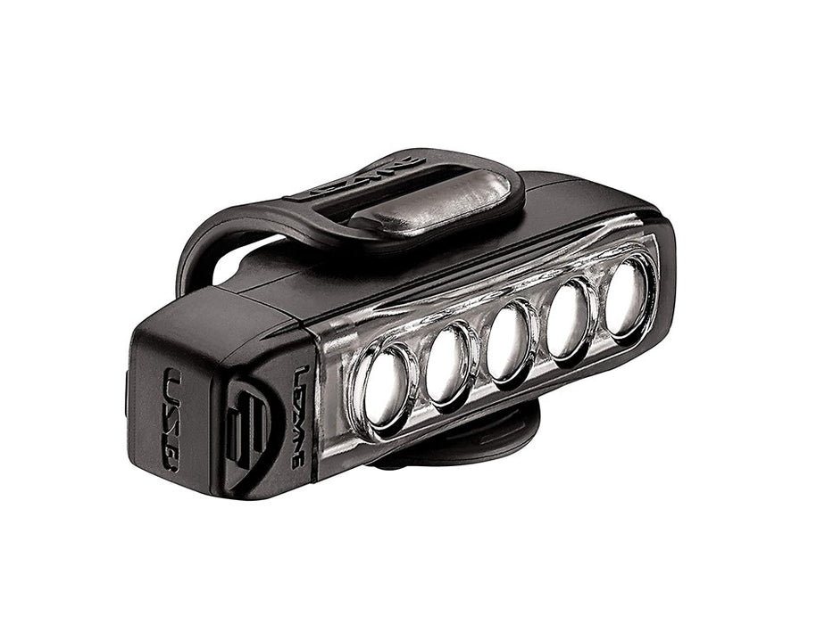 LEZYNE Strip Drive Front Bicycle LED Headlight, 400 Lumens, Black