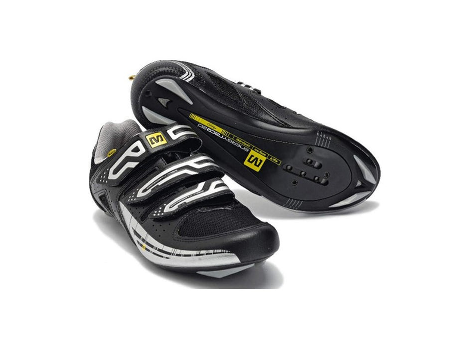 Mavic Peloton Road Cycling Shoes - Black/ Silver