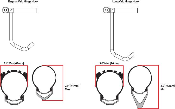 Feedback Sports Velo Hinge Wall Mount Rack: Holds One Bike