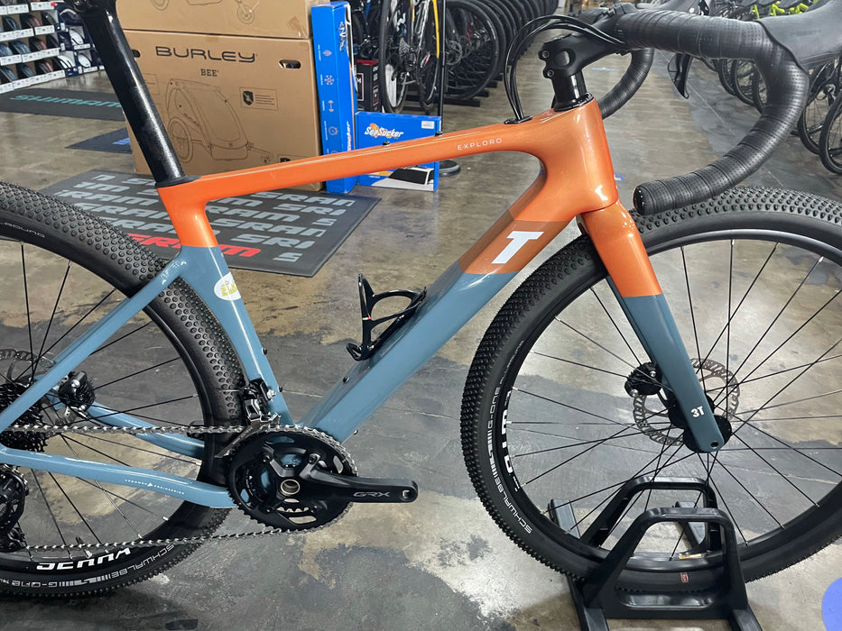 3T Exploro Max Shimano GRX 2X 650b - Grey/Orange 2022