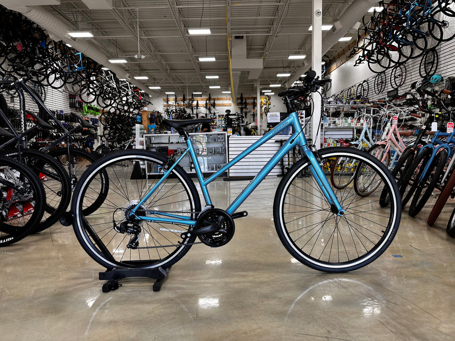 Cannondale Quick Women's 6 Remixte Shimano Tourney - Blue 2022