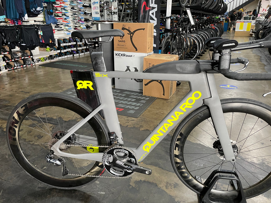 Quintana Roo PRSix Disc Shimano Ultegra Di2 - Grey/Hi-Vis 2021 DEMO