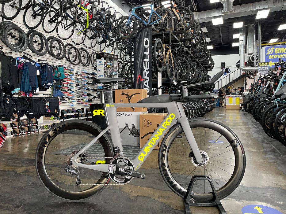 Quintana Roo PRSix Disc Shimano Ultegra Di2 - Grey/Hi-Vis 2021 DEMO