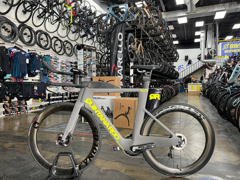 Quintana Roo PRSix Disc Shimano Ultegra Di2 - Grey/Hi-Vis 2021 DEMO