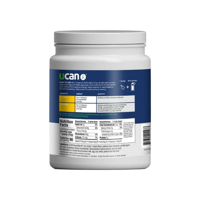 UCAN Energy Powdered Drink Mix-Lemon 26.5oz