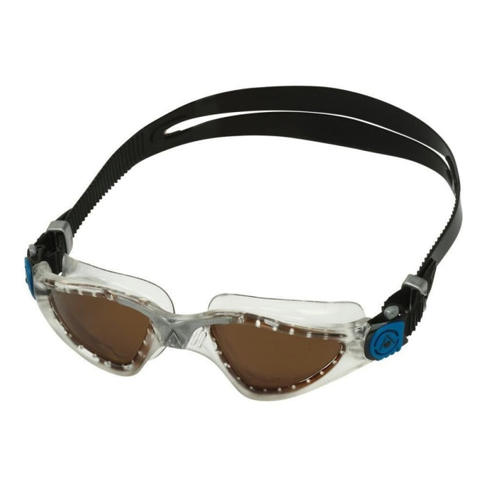 Aquasphere Kayenne Goggles - Polarized Lens Clear, Silver & Black