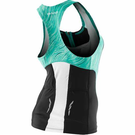 Orca Women's Core Support Tri Singlet-Black/Turquoise