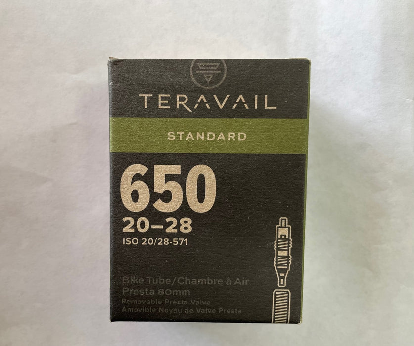 Teravail Presta Valve Inner Tube 650x20-28c 80mm