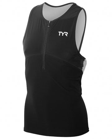 TYR Men's Carbon Tri Tank Black