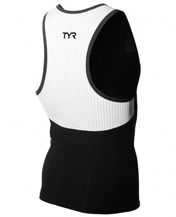 TYR Men's Carbon Tri Tank Black