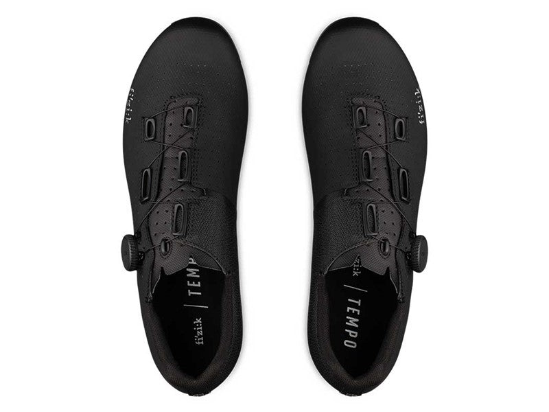 Fizik Men's Tempo Decos Carbon Cycling Shoes Black-Black