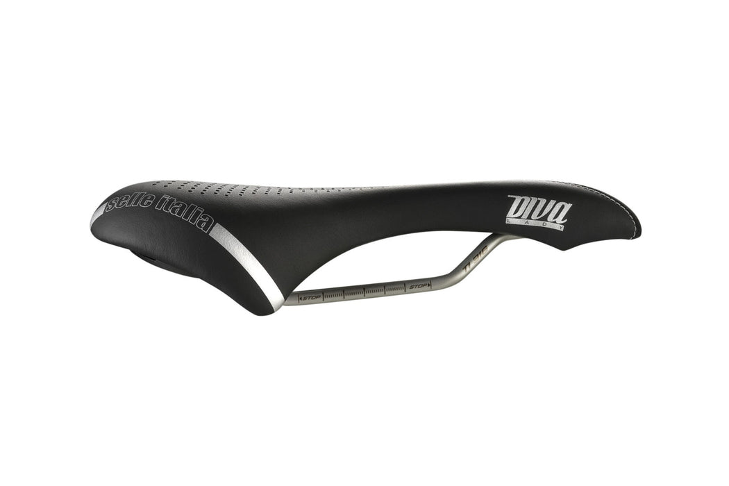 Selle Italia Saddle Diva Ti Gel Superflow - Black