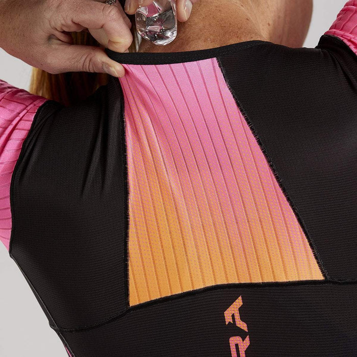 ZOOT WOMENS ULTRA TRI AERO JERSEY - PINK FADE