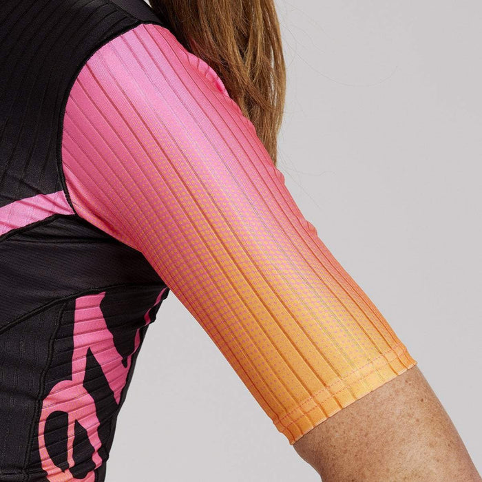 ZOOT WOMENS ULTRA TRI AERO JERSEY - PINK FADE